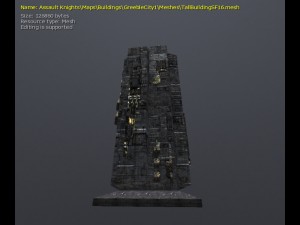 3d greeble city buildings 3Dモデル