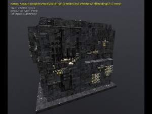 3d greeble city buildings 3Dモデル