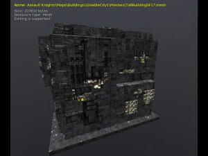 3d greeble city buildings 3D Model