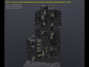 3d greeble city buildings 3Dモデル