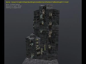 3d greeble city buildings 3D Model