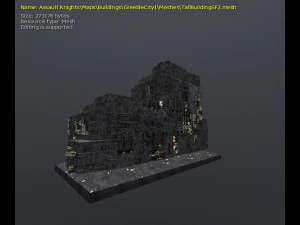 3d greeble city buildings 3D Model