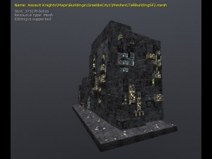 3d greeble city buildings 3Dモデル