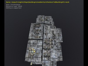 3d greeble city buildings 3Dモデル