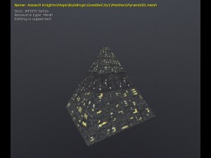 3d greeble pyramid nh Modelo 3D