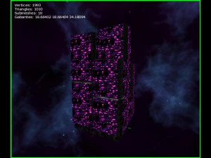 Pencakar langit fiksi ilmiah 3d Model 3D