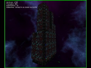 3d sci-fi skyscrapers 3D Model