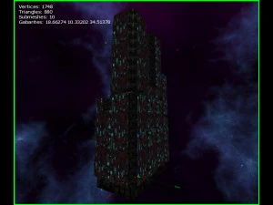 3d sci-fi skyscrapers 3D Model