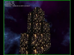 3d sci-fi skyscrapers 3D Model