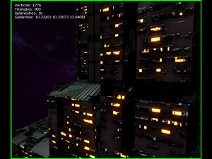 3d sci-fi skyscrapers 3D Model