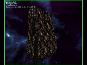 3d sci-fi skyscrapers 3D Model
