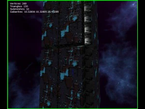 3d sci-fi skyscrapers 3D Model