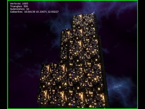 3d sci-fi skyscrapers 3D Model