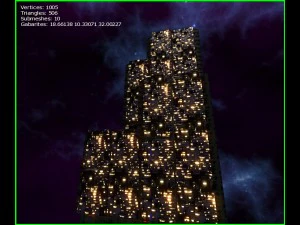 3d sci-fi skyscrapers 3D Model