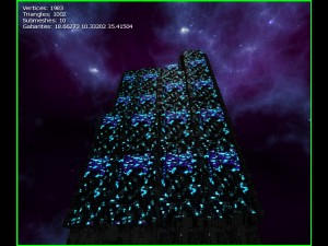 3d sci-fi skyscrapers 3D Model