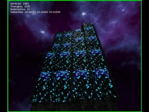 3d sci-fi skyscrapers 3D Model