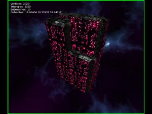 3d sci-fi skyscrapers 3D Model