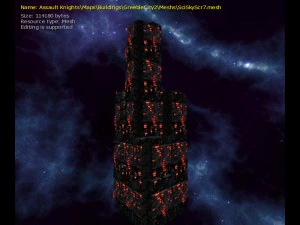 3d sci-fi skyscrapers 3D Model
