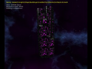 3d sci-fi skyscrapers 3D Model