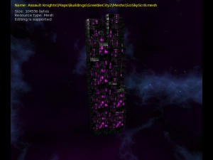 3d sci-fi skyscrapers 3D Model