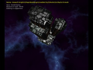 3d sci-fi skyscrapers 3D Model