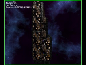 3d sci-fi skyscrapers 3D Model