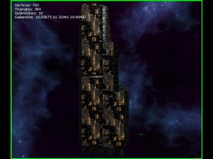3d sci-fi skyscrapers 3D Model