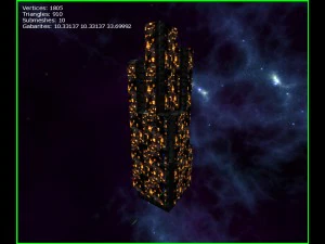 3d sci-fi skyscrapers 3D Model