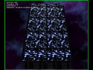 3d sci-fi skyscrapers 3D Model