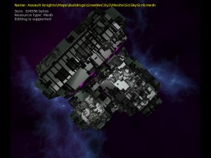 3d sci-fi skyscrapers 3D Model