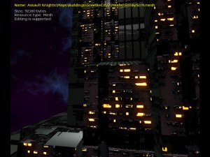 3d sci-fi skyscrapers 3D Model