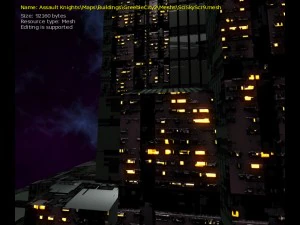 3d sci-fi skyscrapers 3D Model
