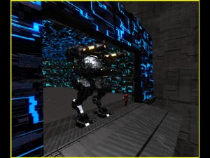 3d greeble mech hangar 3D Model