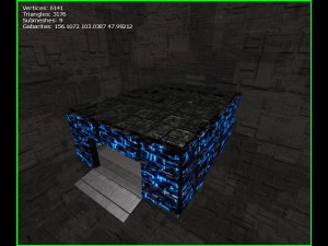 3d greeble mech hangar 3D 모델