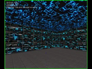 3d greeble mech hangar 3D Model