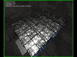3d greeble mech hangar 3D 모델