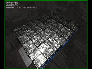 3d greeble mech hangar 3D Model