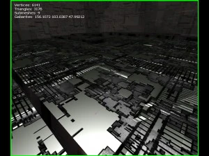 3d greeble mech hangar 3D Model