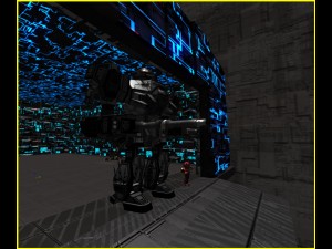 3d greeble mech hangar 3D 모델