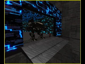 3d greeble mech hangar 3D Model