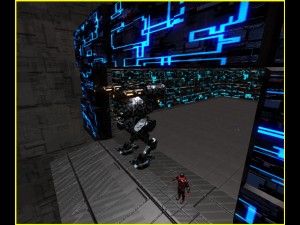 3d greeble mech hangar 3D 모델
