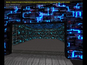 3d greeble mech hangar 3D 모델