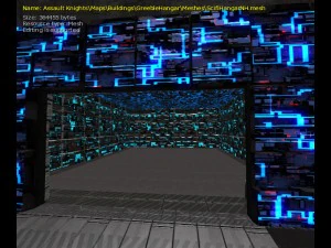 3d greeble mech hangar 3D Model