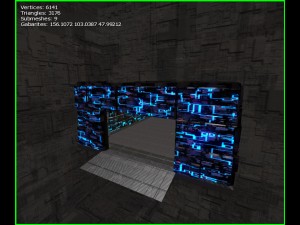 3d greeble mech hangar 3D 모델