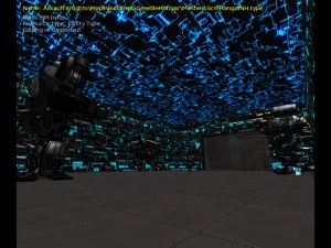 3d greeble mech hangar 3D Model