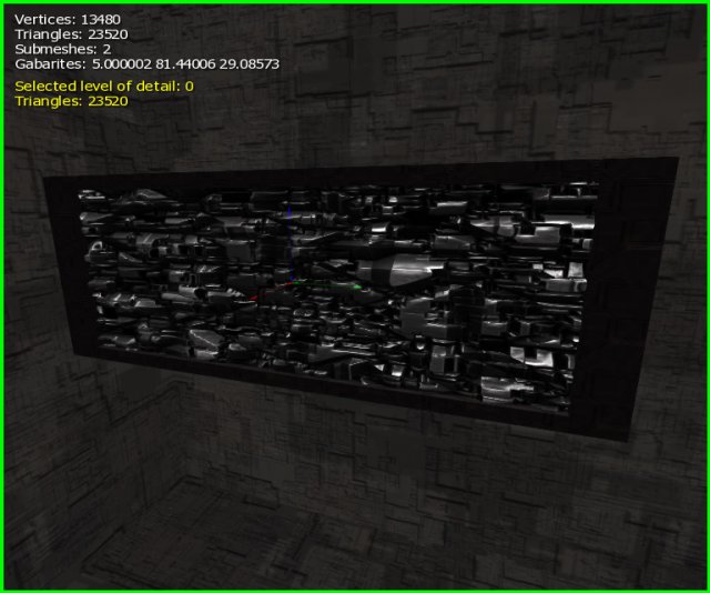 3d sci-fi wall 3D 模型 .c4d .max .obj .3ds .fbx .stl .blend 