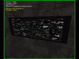 3d sci-fi wall Modelo 3D