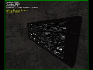 3d sci-fi wall 3D Model