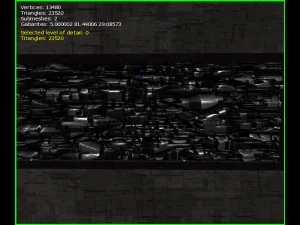 3d sci-fi wall 3D Model
