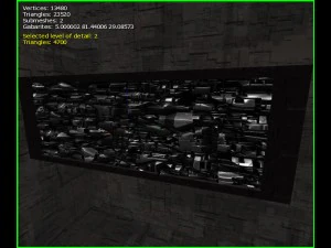3d sci-fi wall 3D Model
